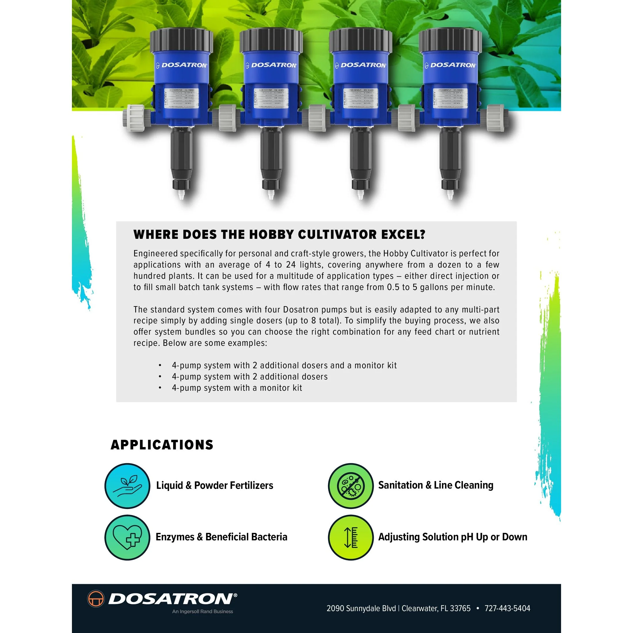 Dosatron 4-Part Hobby Cultivator System - Image 3