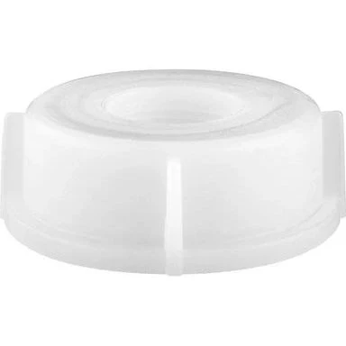 Heavy 16 White, 1G/2.5G Cap with 3/4" Reducer for Spigot