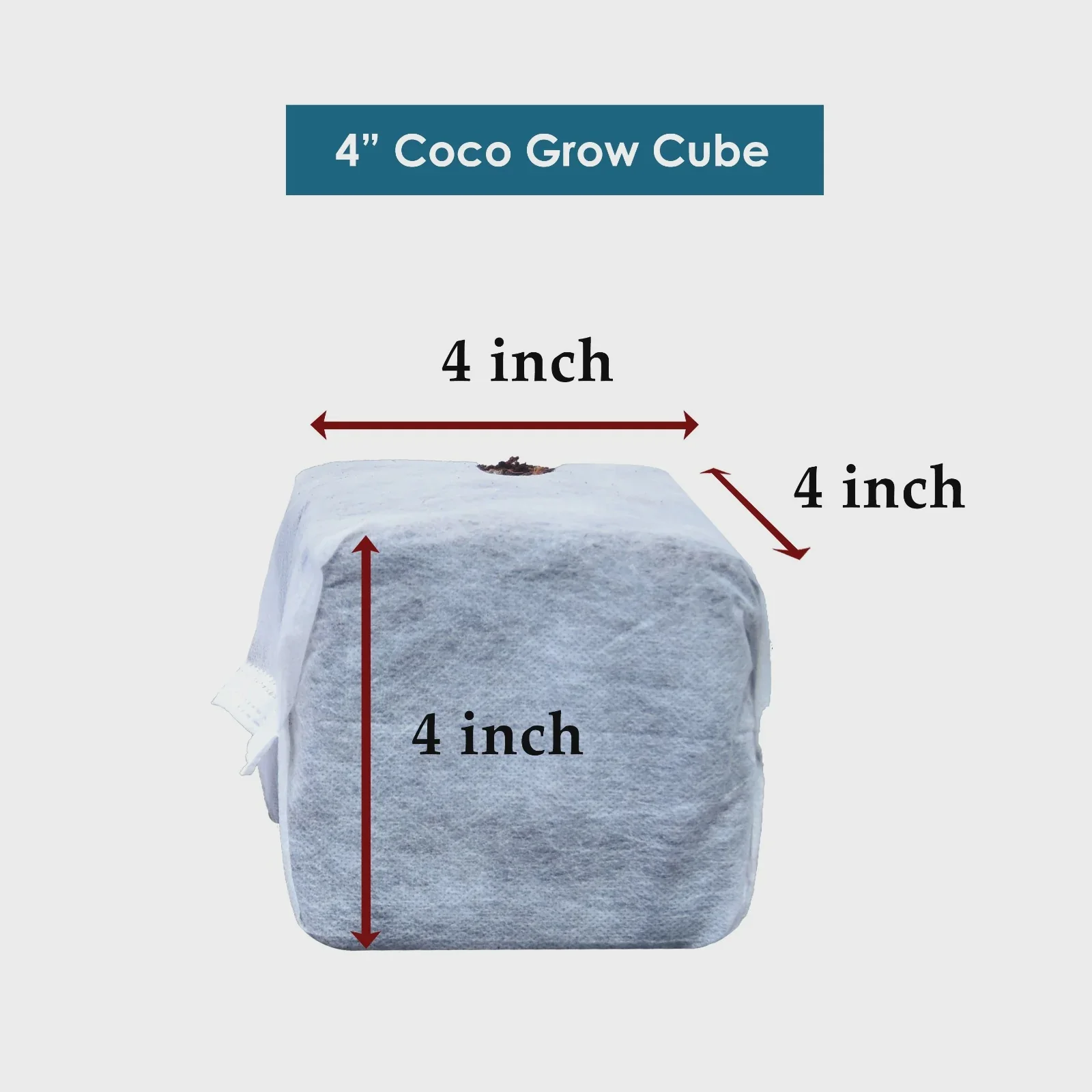 GroEzy Expandable Pots - Straight Coco Blocks in Fabric Bags